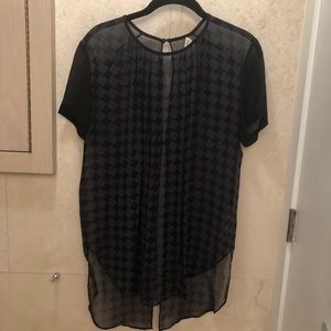 Wilfred button back top